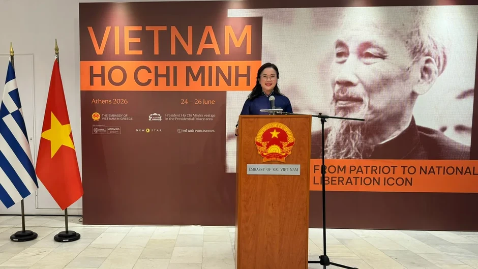 Trưng bày triển lãm về Chủ tịch Hồ Chí Minh và Ngày Văn hóa Việt Nam tại Hy Lạp Trưng bày triển lãm về Chủ tịch Hồ Chí Minh và Ngày Văn hóa Việt Nam tại Hy Lạp