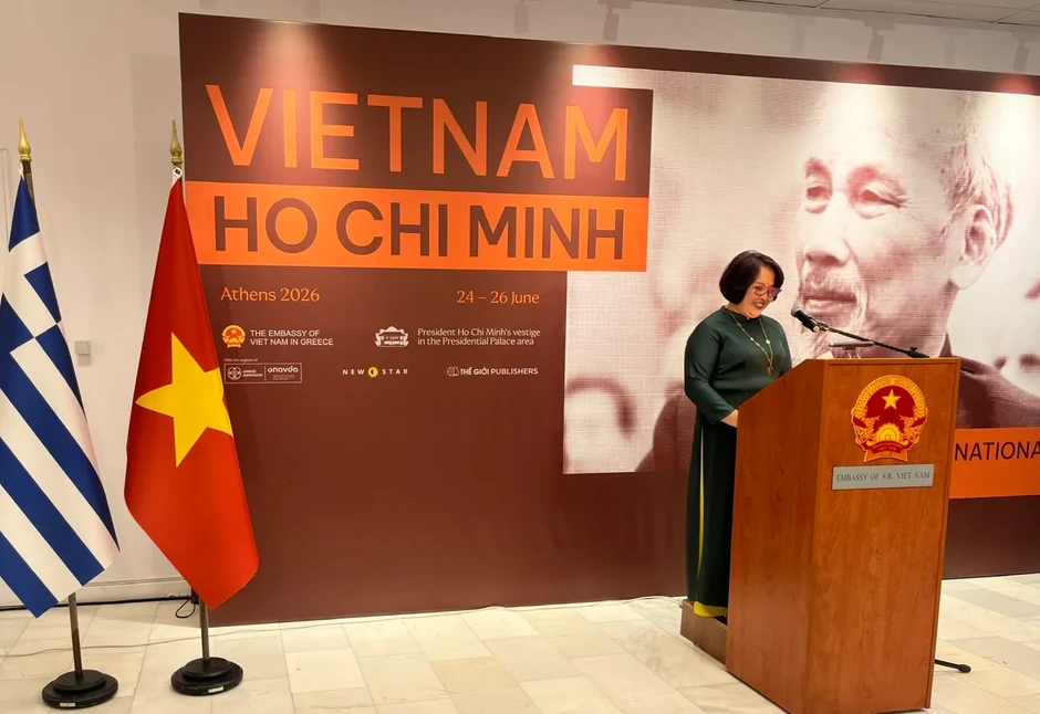 Trưng bày triển lãm về Chủ tịch Hồ Chí Minh và Ngày Văn hóa Việt Nam tại Hy Lạp Trưng bày triển lãm về Chủ tịch Hồ Chí Minh và Ngày Văn hóa Việt Nam tại Hy Lạp