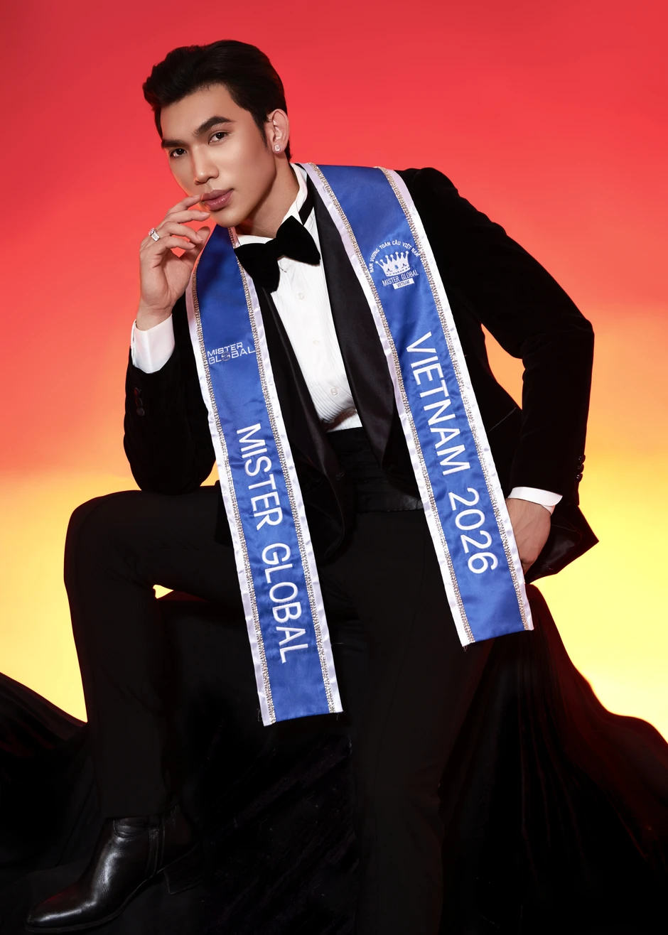 Trương Trọng Hiếu: "Tôi biết ơn hành trình tại Mister Global 2026" Trương Trọng Hiếu: "Tôi biết ơn hành trình tại Mister Global 2026"