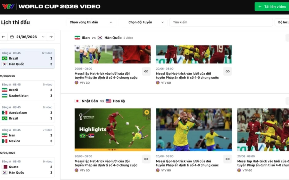 VTV triển khai Content Hub: Trung tâm nội dung số chính thức đồng hành cùng FIFA World Cup 2026™ VTV triển khai Content Hub: Trung tâm nội dung số chính thức đồng hành cùng FIFA World Cup 2026™