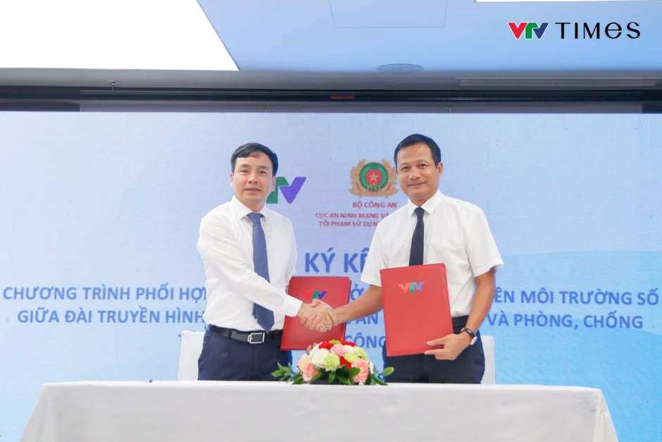 VTV và Cục A05 ký kết chương trình phối hợp bảo vệ quyền sở hữu trí tuệ trên môi trường số VTV và Cục A05 ký kết chương trình phối hợp bảo vệ quyền sở hữu trí tuệ trên môi trường số