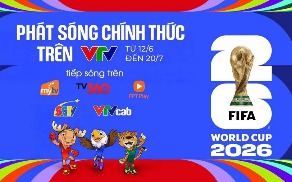 VTV và FPT Telecom đạt thỏa thuận tiếp phát sóng FIFA World Cup 2026™ VTV và FPT Telecom đạt thỏa thuận tiếp phát sóng FIFA World Cup 2026™