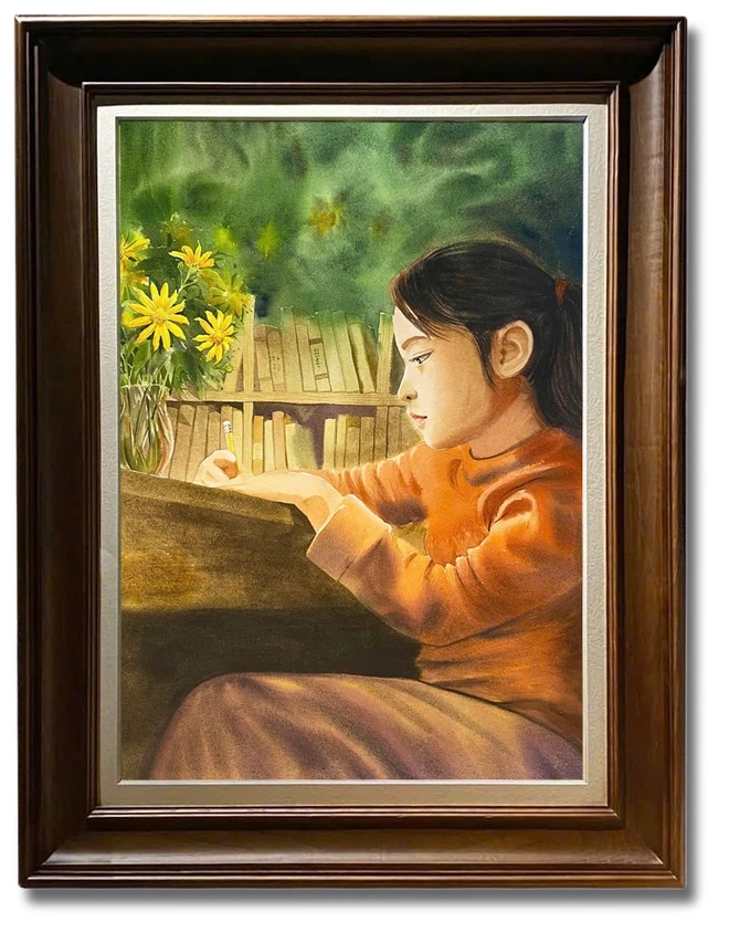 Vũ Thành Tâm vì COVID-19 mà thành họa sĩ màu nước Vũ Thành Tâm vì COVID-19 mà thành họa sĩ màu nước
