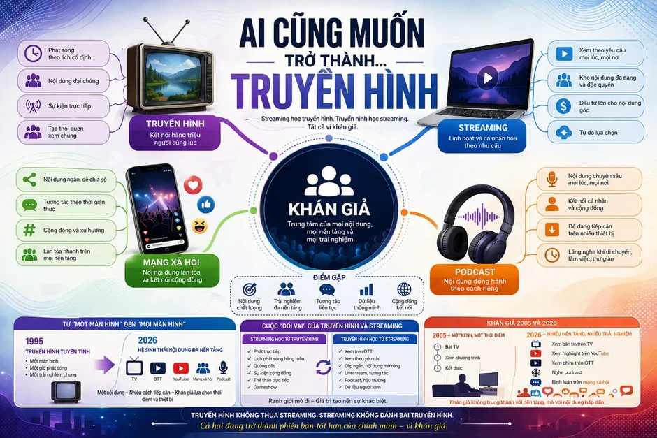 Xu hướng “lấn sân” trong ngành truyền hình Xu hướng “lấn sân” trong ngành truyền hình
