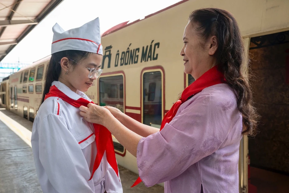 [Ảnh] Chuyến tàu di sản “Hành trình 85 năm: Tre bền-Măng vươn” kết nối truyền thống Đội với thế hệ thiếu nhi hôm nay