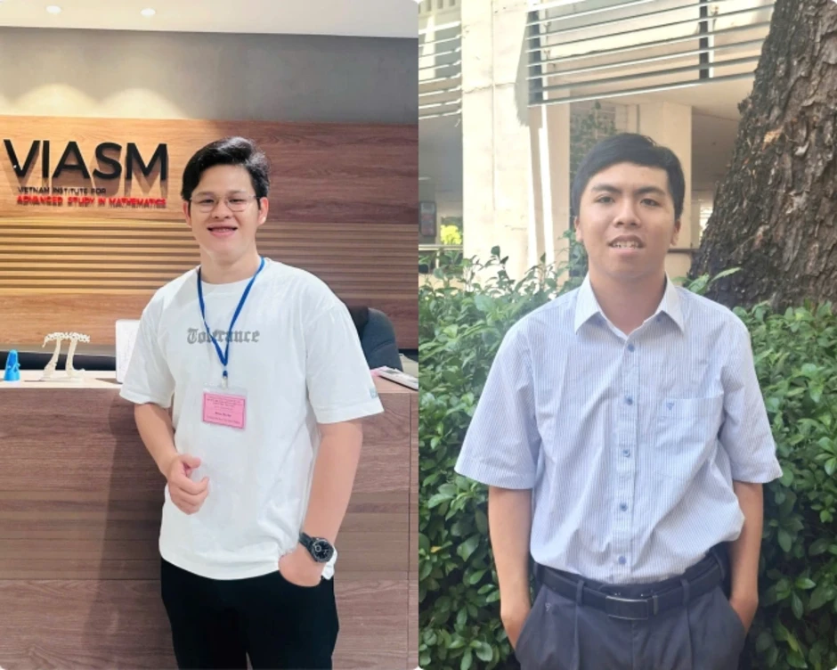 Hai nam sinh có công bố quốc tế 'xuất sắc' về Toán Hai nam sinh có công bố quốc tế 'xuất sắc' về Toán
