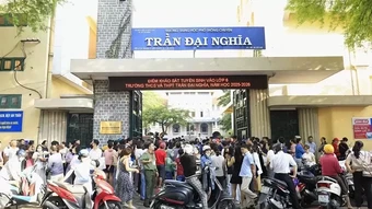 '1 chọi 12' vào lớp 6 trường Trần Đại Nghĩa