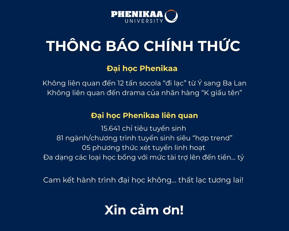 12 tấn socola nhãn K. "đi lạc", một trường đại học Việt Nam bất ngờ ra thông báo