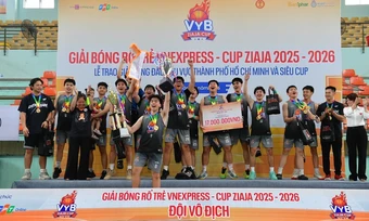 17 danh hiệu cá nhân, tập thể tại Giải bóng rổ trẻ TinVina 2026 - Báo TinVina