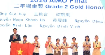 205 thí sinh Việt Nam đạt giải tại Vòng chung kết quốc tế đấu trường Toán học châu Á 2026