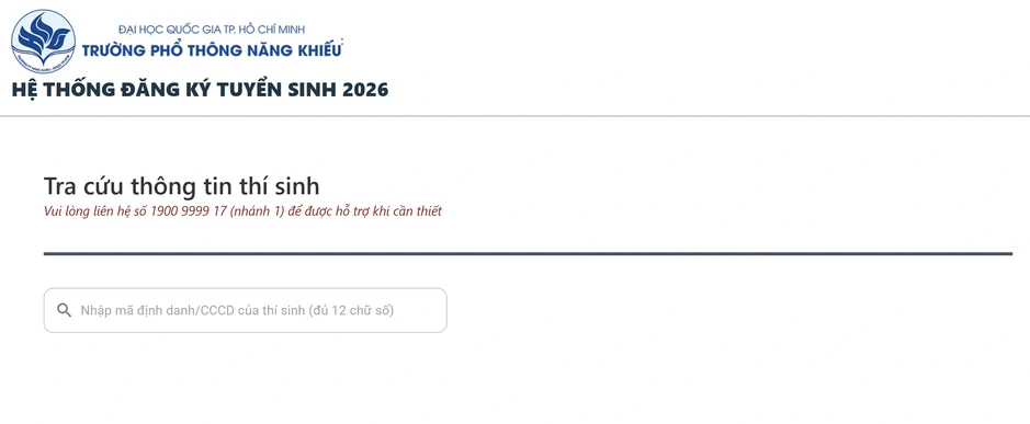 22 giờ công bố kết quả lớp 10 Trường Phổ thông Năng khiếu: Cách tra cứu điểm thi 22 giờ công bố kết quả lớp 10 Trường Phổ thông Năng khiếu: Cách tra cứu điểm thi