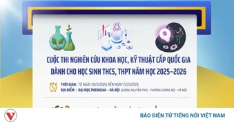 242 dự án tranh tài tại Cuộc thi nghiên cứu khoa học, kỹ thuật cấp quốc gia 2026