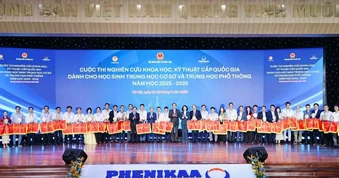 242 dự án tranh tài tại Cuộc thi nghiên cứu khoa học, kỹ thuật cấp quốc gia