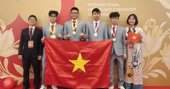 4 học sinh Việt vào top 30 thế giới tại “kỳ thi hoá học khó nhất hành tinh”