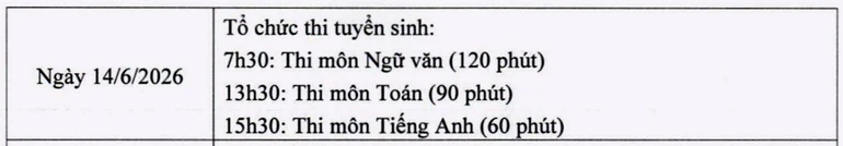 420 chỉ tiêu vào lớp 10 Trường Nguyễn Tất Thành