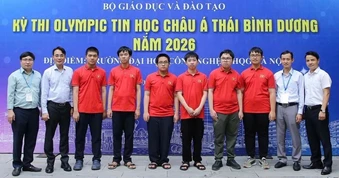 6 học sinh Việt Nam đoạt huy chương Olympic tin học châu Á Thái Bình Dương