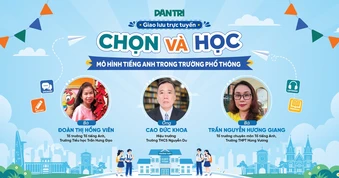 9h sáng mai Giao lưu trực tuyến "Chọn và học mô hình tiếng Anh"