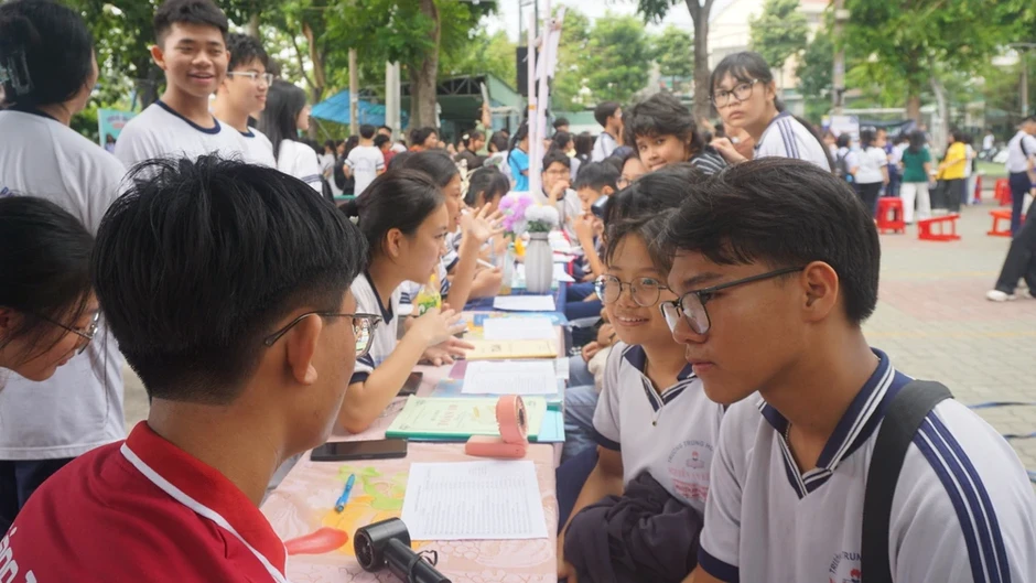 Ấn tượng tại ngày hội trải nghiệm của Trường THPT Nguyễn Hữu Cầu Ấn tượng tại ngày hội trải nghiệm của Trường THPT Nguyễn Hữu Cầu