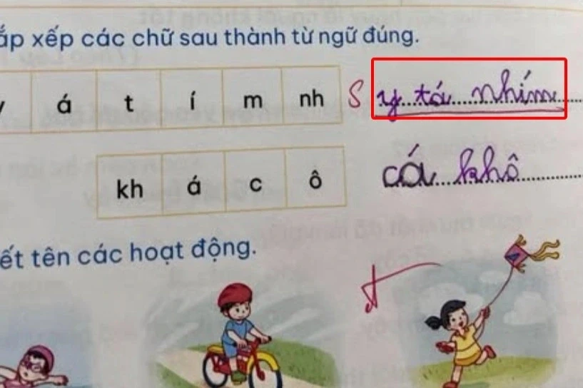 Bài tập khiến dân mạng tranh cãi nảy lửa: Trẻ sai hay người lớn máy móc? Bài tập khiến dân mạng tranh cãi nảy lửa: Trẻ sai hay người lớn máy móc?