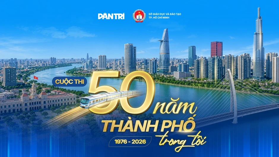 Báo Dân trí và Sở GD&ĐT TPHCM phát động cuộc thi 50 năm Thành phố trong tôi Báo Dân trí và Sở GD&ĐT TPHCM phát động cuộc thi 50 năm Thành phố trong tôi