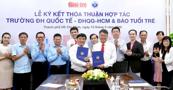 Báo Tuổi Trẻ ký kết hợp tác với Trường đại học Quốc tế thuộc ĐH Quốc gia TP.HCM