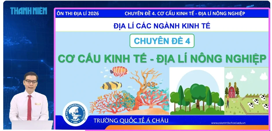 Bí quyết ôn thi tốt nghiệp THPT đạt điểm cao: Cơ cấu kinh tế nông nghiệp