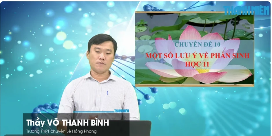 Bí quyết ôn thi tốt nghiệp THPT đạt điểm cao: Kiến thức môn sinh lớp 11 Bí quyết ôn thi tốt nghiệp THPT đạt điểm cao: Kiến thức môn sinh lớp 11