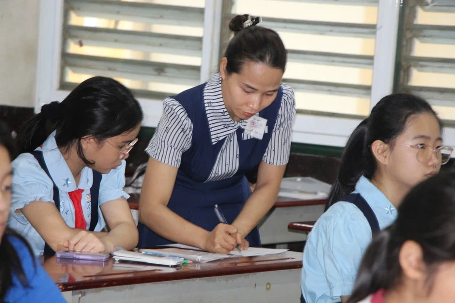 Biến động tỷ lệ chọi vào lớp 6 tại 5 trường THCS khảo sát ở TPHCM