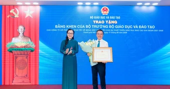 BITEX 3 lần được Bộ GD&ĐT ghi nhận vì những đóng góp cho giáo dục