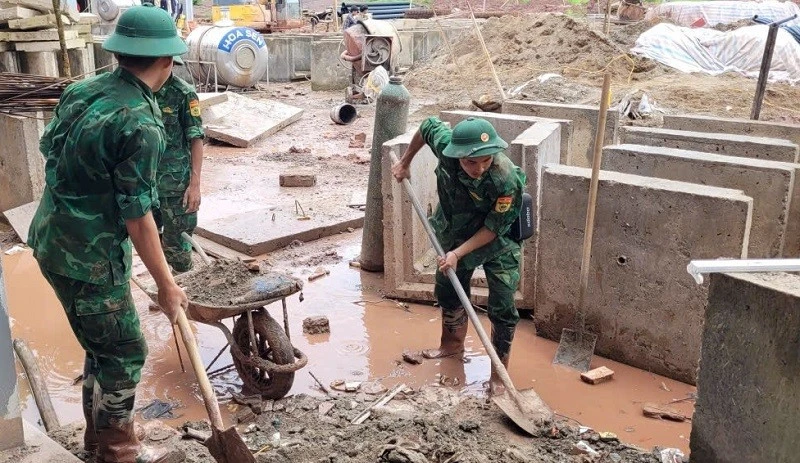 Bộ đội Biên phòng tỉnh Điện Biên hỗ trợ xây dựng, hoàn thiện các trường nội trú liên cấp