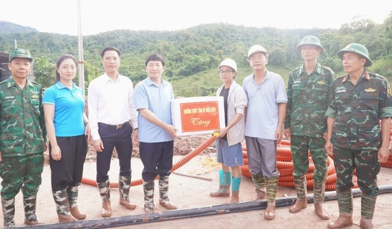 Bộ đội Biên phòng tỉnh Điện Biên hỗ trợ xây dựng, hoàn thiện các trường nội trú liên cấp