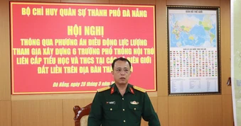 Bộ đội ở Đà Nẵng hỗ trợ xây dựng 6 trường học vùng biên giới