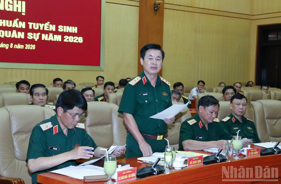Bộ Quốc phòng tổ chức Hội nghị xét điểm chuẩn tuyển sinh đại học, cao đẳng quân sự năm 2026 Bộ Quốc phòng tổ chức Hội nghị xét điểm chuẩn tuyển sinh đại học, cao đẳng quân sự năm 2026