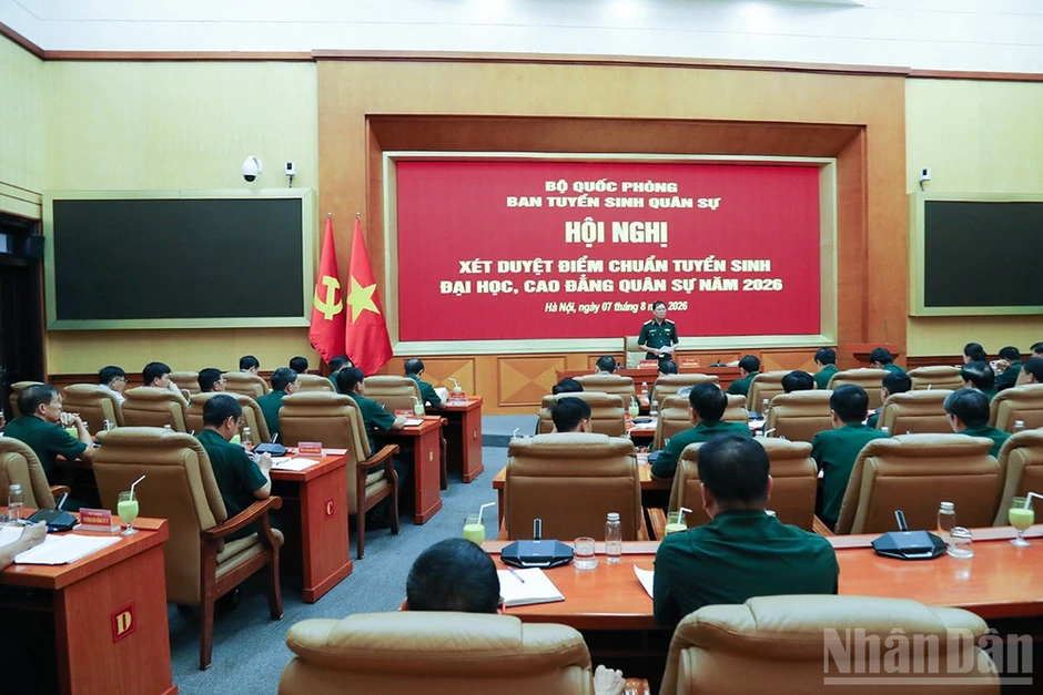Bộ Quốc phòng tổ chức Hội nghị xét điểm chuẩn tuyển sinh đại học, cao đẳng quân sự năm 2026 Bộ Quốc phòng tổ chức Hội nghị xét điểm chuẩn tuyển sinh đại học, cao đẳng quân sự năm 2026