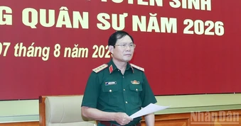 Bộ Quốc phòng tổ chức Hội nghị xét điểm chuẩn tuyển sinh đại học, cao đẳng quân sự năm 2026
