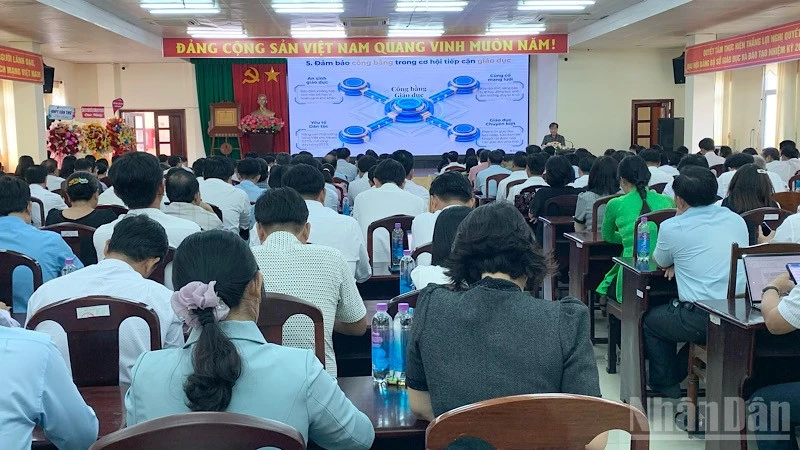 Cần Thơ tinh gọn bộ máy, nâng chất lượng giáo dục toàn diện Cần Thơ tinh gọn bộ máy, nâng chất lượng giáo dục toàn diện
