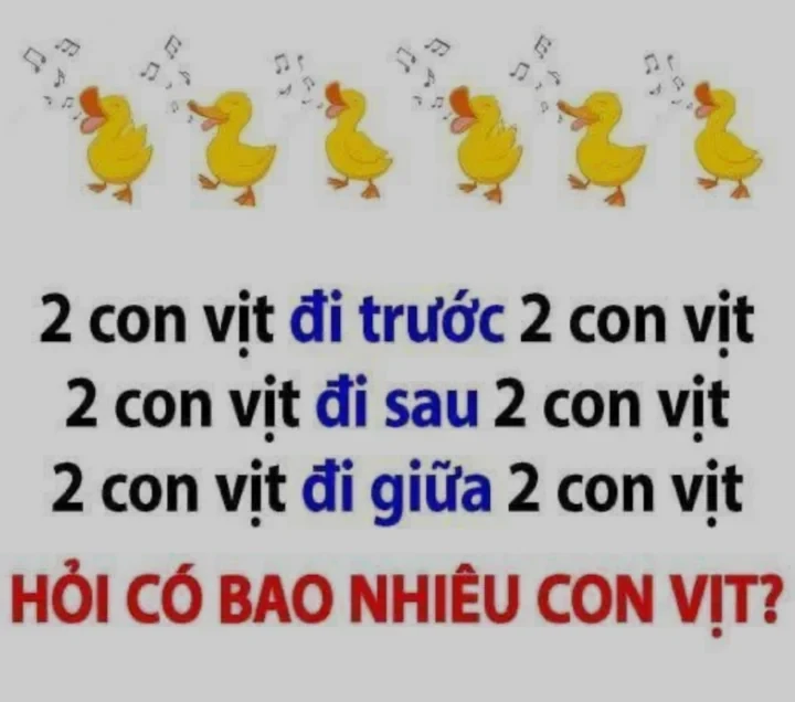 Câu đố '2 con vịt đi trước 2 con vịt' khiến 99,9% người chơi bó tay Câu đố '2 con vịt đi trước 2 con vịt' khiến 99,9% người chơi bó tay
