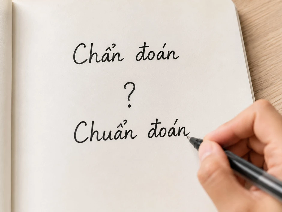 Chẩn đoán hay chuẩn đoán: Từ nào đúng chính tả? Chẩn đoán hay chuẩn đoán: Từ nào đúng chính tả?