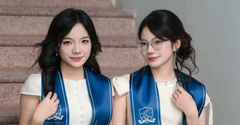 Chị em sinh đôi cùng tốt nghiệp loại Xuất sắc ngành Sư phạm, IELTS 8.0 từ lớp 11