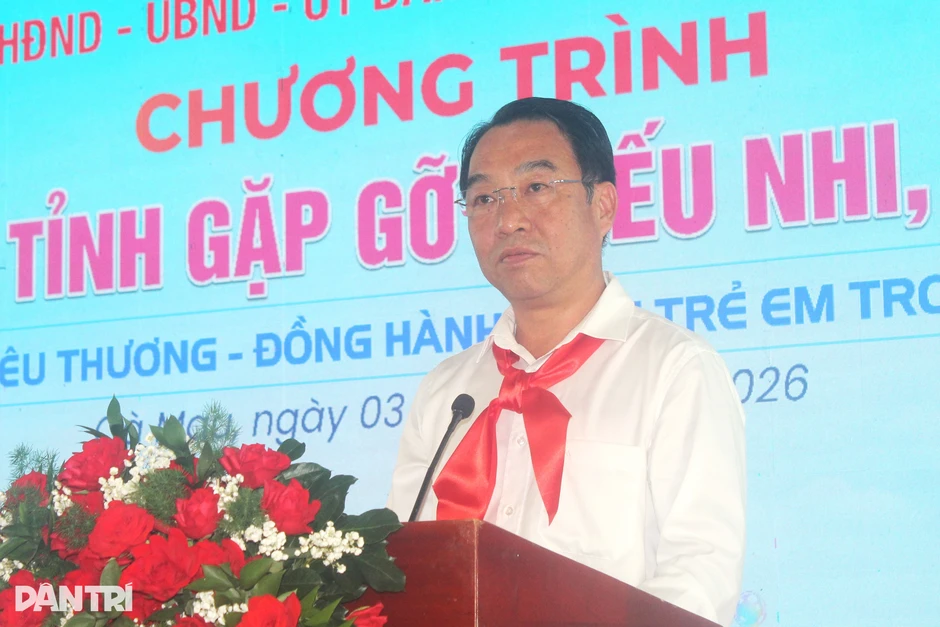 Chủ tịch tỉnh Cà Mau gửi gắm mong muốn đến thiếu nhi, học sinh Chủ tịch tỉnh Cà Mau gửi gắm mong muốn đến thiếu nhi, học sinh