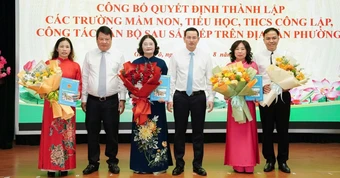 Cơ cấu, số lượng, chế độ với hiệu trưởng, hiệu phó sau sắp xếp trường học