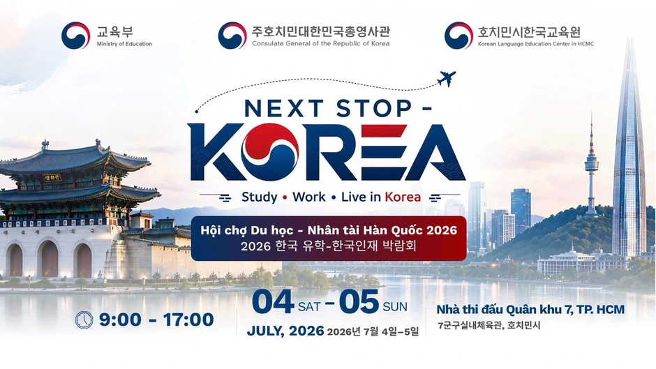Cơ hội tìm suất du học Hàn Quốc tại hội chợ ở TP.HCM Cơ hội tìm suất du học Hàn Quốc tại hội chợ ở TP.HCM