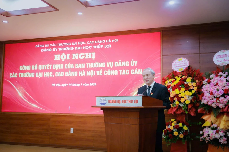 Công bố Quyết định chuẩn y Bí thư, Phó Bí thư Đảng ủy Trường đại học Thủy lợi Công bố Quyết định chuẩn y Bí thư, Phó Bí thư Đảng ủy Trường đại học Thủy lợi