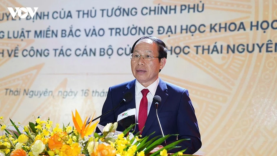 Công bố sáp nhập Trường Cao đẳng Luật miền Bắc vào Đại học Thái Nguyên Công bố sáp nhập Trường Cao đẳng Luật miền Bắc vào Đại học Thái Nguyên