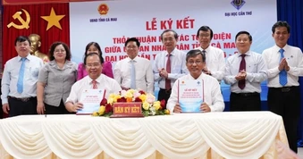 Đại học Cần Thơ hợp tác, gợi mở đào tạo nguồn nhân lực cho Cà Mau