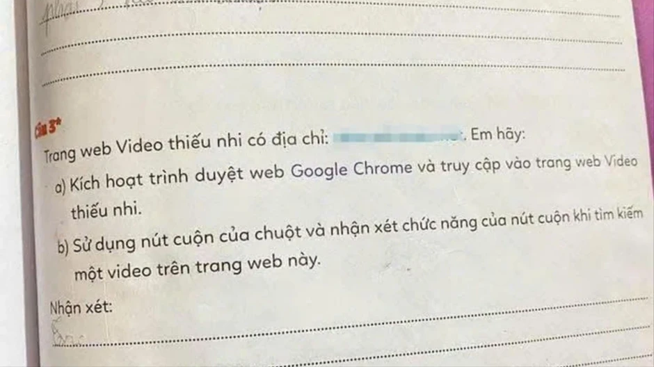 Đại học Huế lên tiếng về đường link trong sách Tin học lớp 3 dẫn tới web đen
