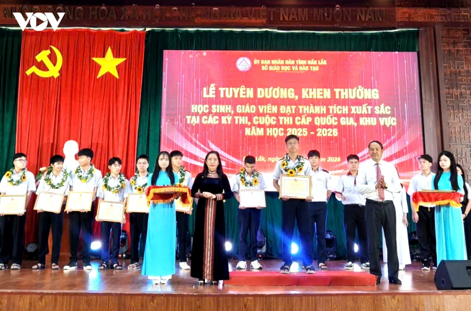 Đắk Lắk đạt thành tích học sinh giỏi quốc gia cao nhất từ trước đến nay