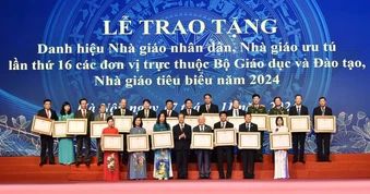 Danh sách 123 nhà giáo Hà Nội đề nghị xét tặng Nhà giáo nhân dân, ưu tú