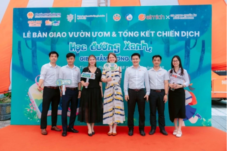 Dấu ấn chiến dịch 'Học đường Xanh' của Elmich Việt Nam Dấu ấn chiến dịch 'Học đường Xanh' của Elmich Việt Nam