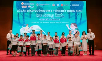 Dấu ấn chiến dịch 'Học đường Xanh' của Elmich Việt Nam